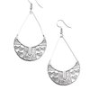 Paparazzi Accessories Trading Post Trending - Silver Earring - Be Adored Jewelry