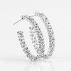 Paparazzi Debonair Dazzle - White Earring - Be Adored Jewelry