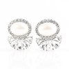 Happily Ever After Glow - Paparazzi White Post Earring - Be Adored Jewelry