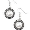 Load image into Gallery viewer, Paparazzi Accessories Metro Mogul - White Earring Fashion Fix - Be Adored Jewelry