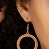 Paparazzi Bubbly Babe - Copper Earring - Be Adored Jewelry