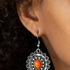 Load image into Gallery viewer, Paparazzi Accessories Summer Blossom - Orange Earring - Be Adored Jewelry