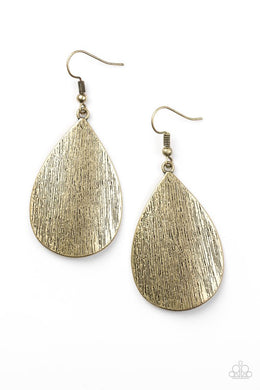Paparazzi All Allure - Brass Earring - Be Adored Jewelry