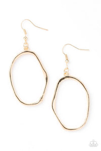 Paparazzi Eco Chic - Gold Earring - Be Adored Jewelry