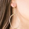 Paparazzi Eco Chic - Gold Earring - Be Adored Jewelry