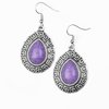 Paparazzi Accessories Tribal Tango - Purple Earring - Be Adored Jewelry