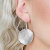 Paparazzi Basic Bravado - Silver Earring - Be Adored Jewelry