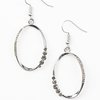 Paparazzi Accessories I Would Like to Make A Toast - Silver Earring - Be Adored Jewelry