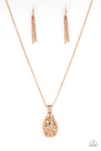 Load image into Gallery viewer, Paparazzi Accessories Magic Potions - Rose Gold Necklace - Be Adored Jewelry