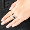 Paparazzi Radical Riches - Black Ring - Be Adored Jewelry