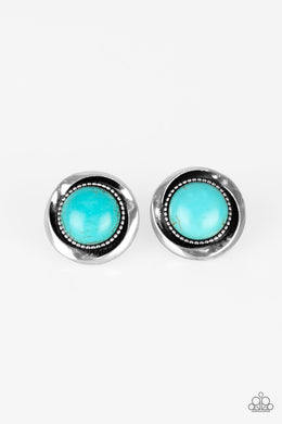 Paparazzi Accessories Out of This Galaxy - Blue Earring - Be Adored Jewelry