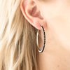 Load image into Gallery viewer, Paparazzi Accessories Must Be The Money - Black Earring - Be Adored Jewelry