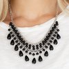 Load image into Gallery viewer, The Guest List Paparazzi Black Necklace - Be Adored Jewelry