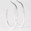 Paparazzi Accessories So Seren-Dip-itous - Silver Hoop Earring - Be Adored Jewelry