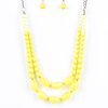 Paparazzi Sundae Shoppe - Yellow Necklace - Be Adored Jewelry