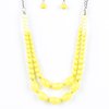 Paparazzi Sundae Shoppe - Yellow Necklace - Be Adored Jewelry