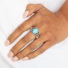 Load image into Gallery viewer, Paparazzi Accessories Princess Problems - Blue Ring - Be Adored Jewelry