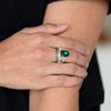 Load image into Gallery viewer, Paparazzi Spectacular Sparkle - Green Ring - Be Adored Jewelry