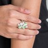 Load image into Gallery viewer, Paparazzi Diamond Daises - Green Ring - Be Adored Jewelry