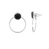 Load image into Gallery viewer, Paparazzi Accessories Simply Stone Dweller - Black Post Earring - Be Adored Jewelry