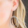 Load image into Gallery viewer, Paparazzi Accessories Wrapped In Wealth - Black Earring - Be Adored Jewelry