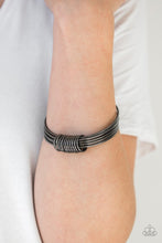 Load image into Gallery viewer, Full Revolution - Paparazzi Black Bangle Bracelet - Be Adored Jewelry