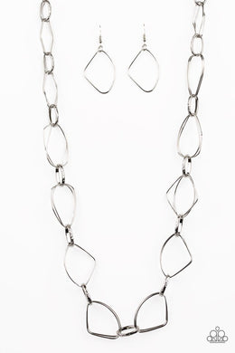 Attitude Adjustment Paparazzi Silver Necklace - Be Adored Jewelry