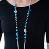 Load image into Gallery viewer, Paparazzi Accessories Marina Majesty - Blue Long Necklace - Be Adored Jewelry