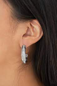 Be Adored Jewelry 5th Avenue Fashionista White Paparazzi Earrin