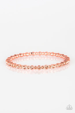 Paparazzi Seven Figure Fabulous - Copper Bracelet - Be Adored Jewelry