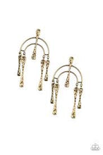 Load image into Gallery viewer, Be Adored Jewelry ARTIFACTS Of Life Brass Paparazzi Post Earring