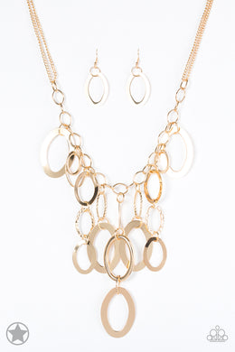 A Golden Spell - Paparazzi Gold Necklace - Be Adored Jewelry