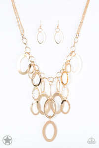A Golden Spell - Paparazzi Gold Necklace - Be Adored Jewelry
