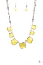Load image into Gallery viewer, Be Adored Jewelry Aura Allure Yellow Paparazzi Necklace 
