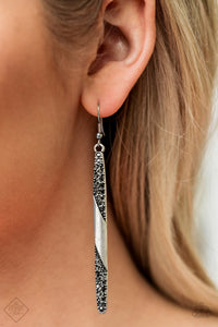 Paparazzi Award Show Attitude - Silver Earring - Be Adored Jewelry