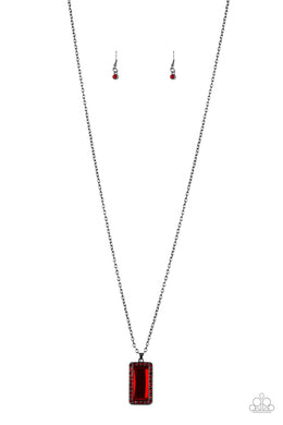 Be Adored Jewelry Bada Bling Bada Boom Red Paparazzi Necklace