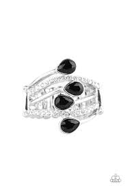 Paparazzi Bling Dream - Black Ring - Be Adored Jewelry