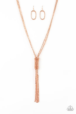 Paparazzi Boom Boom Knock You Out - Copper Necklace - Be Adored Jewelry