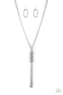 Paparazzi Boom Boom Knock You Out - Silver Necklace - Be Adored Jewelry