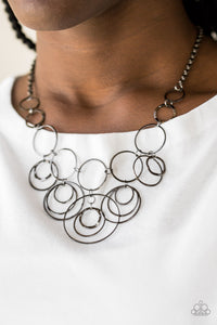 Paparazzi Break The Cycle - Black Necklace - Be Adored Jewelry