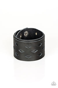 Paparazzi Bucking Bronco - Black Bracelet - Be Adored Jewelry