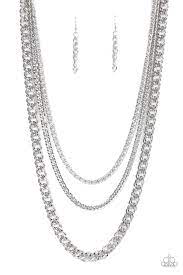 Be Adored Jewelry Chain of Champions Silver Paparazzi Necklace