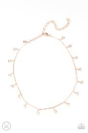 Be Adored Jewelry Charismatically Cupid Rose Gold Paparazzi Choker 