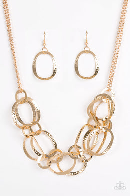 Paparazzi Circus Chic - Gold Necklace - Be Adored Jewelry