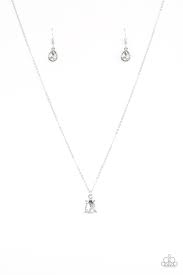 Be Adored Jewelry Classy Classicist White Paparazzi Necklace 