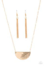 Load image into Gallery viewer, Be Adored Jewelry Cool, PALM, and Collected Gold Paparazzi Necklace