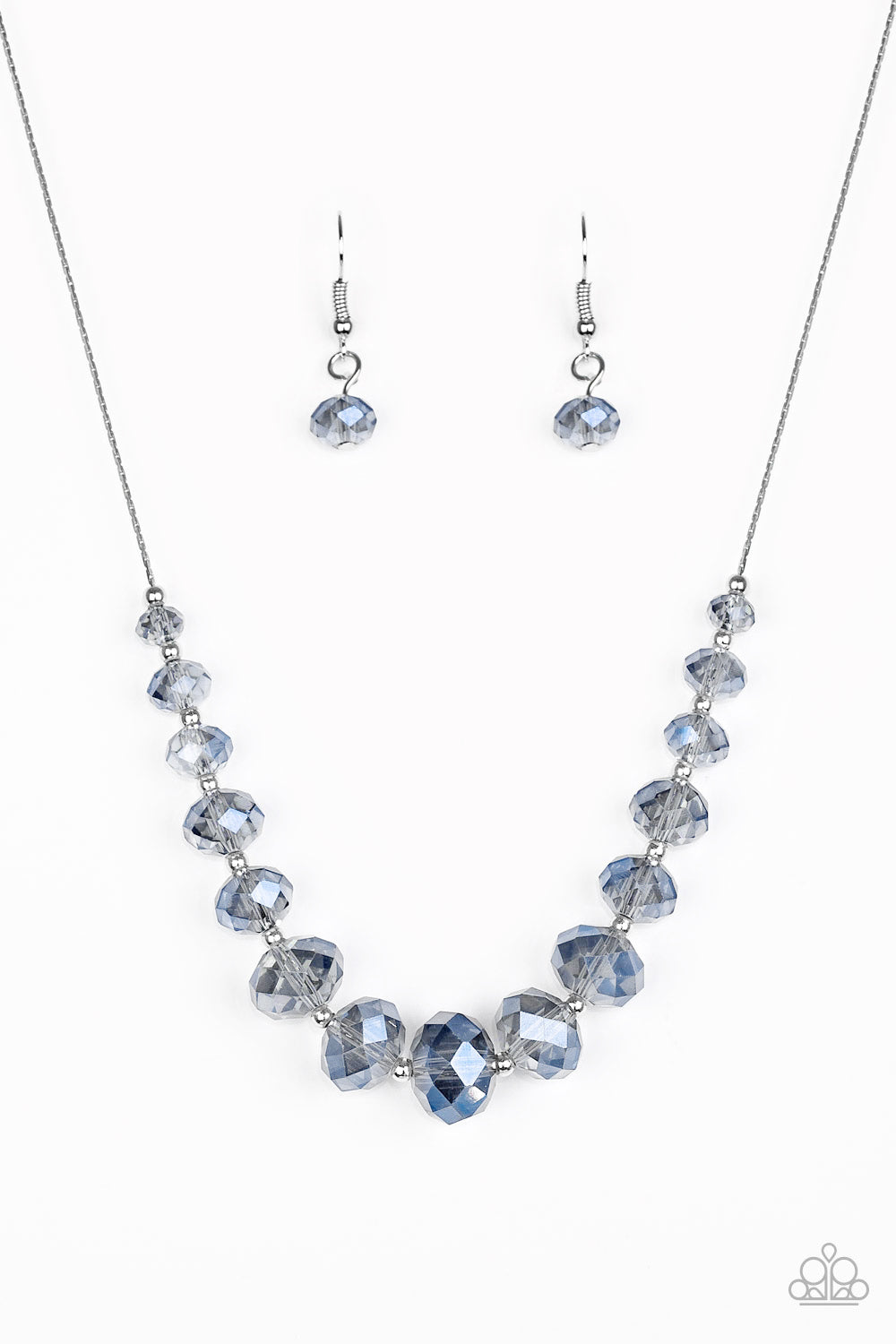 Paparazzi Crystal Carriages - Blue Necklace - Be Adored Jewelry