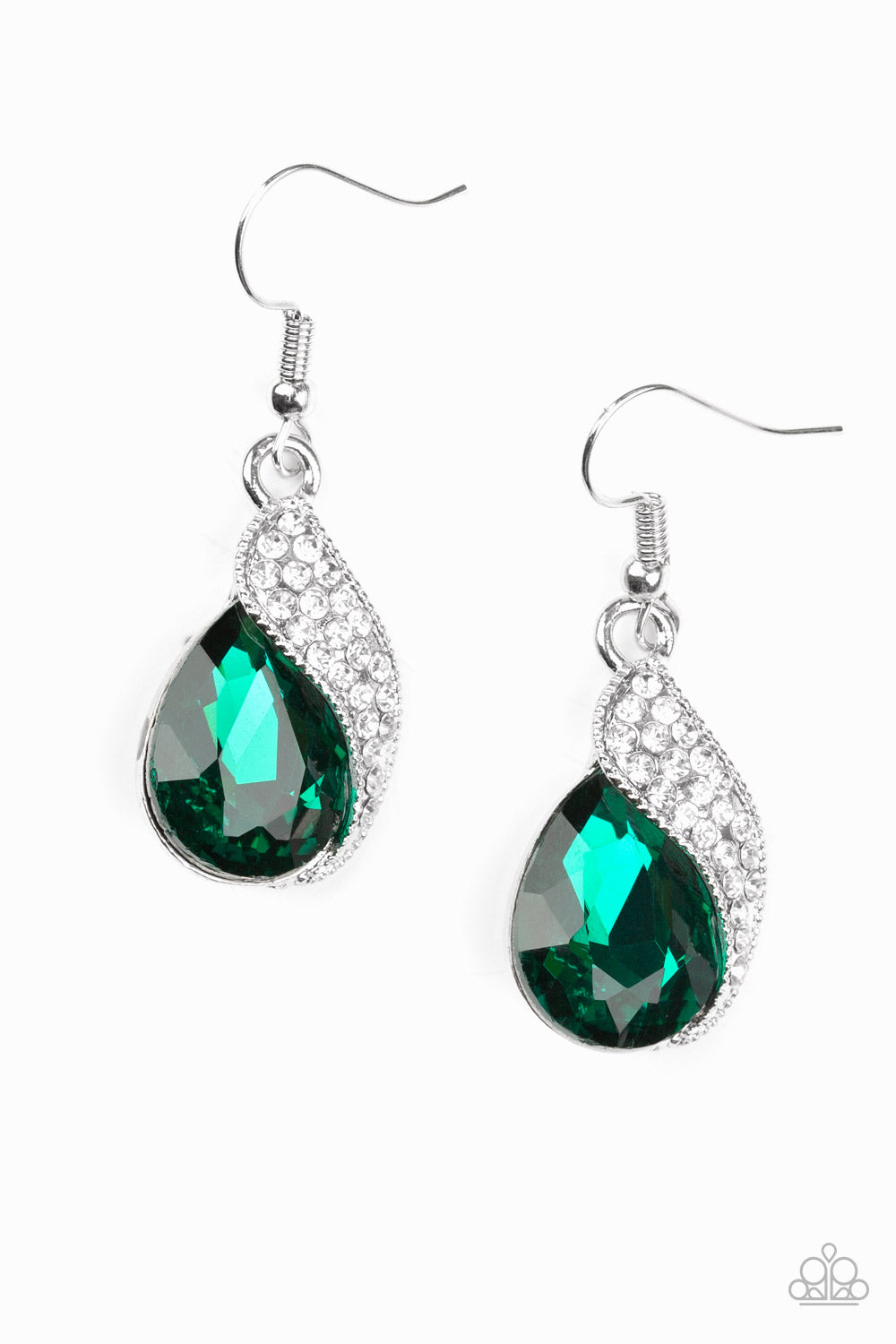 Paparazzi Easy Elegance - Green Earring - Be Adored Jewelry