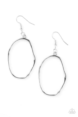Paparazzi Eco Chic -  Silver Earring - Be Adored Jewelry