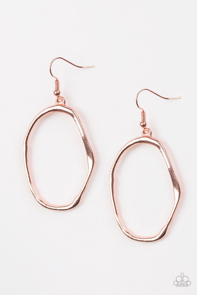 Paparazzi Eco Chic - Copper Earring - Be Adored Jewelry